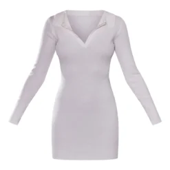 Mini Robe Moulante En Maille Tricot Côtelée Crème à Manches Longues -Jolie Vêtue Soldes Magasin 00ffb5837fcf4ff332ce13f1e5c8c66695a0c273 cms7675 5