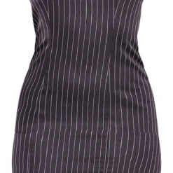 Robe Bustier Moulante Noire à Fines Rayures -Jolie Vêtue Soldes Magasin 0191e2d914202aead0f645f00d97fde953fd1688 cnb9648 5