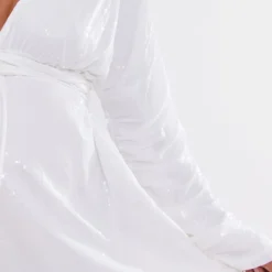 Maternité Robe De Grossesse Portefeuille Blanche à Sequins 10 Maternité Robe De Grossesse Portefeuille Blanche à Sequins -Jolie Vêtue Soldes Magasin 035e72d281b9ecb06290c79a40fbf7739dbc6033 cnb2414 4