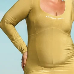 Plus Robe Très Moulante Vert Olive à Imprimé Et Détail Coutures -Jolie Vêtue Soldes Magasin 03bf6949b304f3a86ce56cd4d5572d4c84cd7741 CMZ6272 4