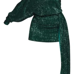 Plus Robe Moulante Asymétrique En Sequins Vert émeraude Effet Drapé -Jolie Vêtue Soldes Magasin 03c1a44e49b8a8c97f1ce02e0303c622d4dc75c6 cnb5217 5