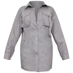 Robe Chemise Cargo Gris Anthracite à Poches Et Ceinture -Jolie Vêtue Soldes Magasin 044ff6c7c9efdb79c2d5f1d13c370977709c0c4a cnb9653 5