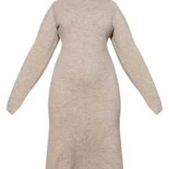 Renew Plus Robe Mi-longue Avoine à Coutures Apparentes -Jolie Vêtue Soldes Magasin 04df9f5c454df80f8788e8f17b4718078b627a51 cmt0100 6