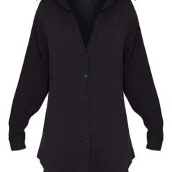 Diamond Robe Chemise De Plage Oversize Crêpée Douce Noire -Jolie Vêtue Soldes Magasin 056fe6a5ca66df6b6749c7be430d6fb85998a357 cna4642 6