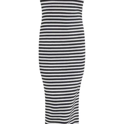 Robe Longue Asymétrique Texturée Noir & Blanc à Rayures 11 Robe Longue Asymétrique Texturée Noir & Blanc à Rayures -Jolie Vêtue Soldes Magasin 062a0df6e304073c8718a8cde4290ad385958af9 cnd8937 5