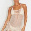 Mini Robe De Plage Asymétrique Dorée En Maille Transparente Pailletée -Jolie Vêtue Soldes Magasin 068b70ec73ace51d3ab1fecb5cd62469c303a683 cmw2133 1