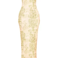 Petite Robe Longue Verte à Imprimé Renaissance 11 Petite Robe Longue Verte à Imprimé Renaissance -Jolie Vêtue Soldes Magasin 06a303338501b85b99f04ae976bf7f93c91bbce6 cnf1244 5