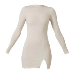 Robe Moulante Gris Pierre Fendue à Dos Nu Et Col Montant -Jolie Vêtue Soldes Magasin 07c5a6275dc2210384452b50f6f57c47c1570627 cnb3613 5