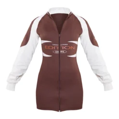 Robe Moulante Chocolat à Slogan Industry Et Zip -Jolie Vêtue Soldes Magasin 07f386422f01f85d87dbe8b4e9dcb2d15632163b cnc8307 5