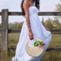 Robe Bustier Longue Blanche Fluide Découpée Dans Le Dos -Jolie Vêtue Soldes Magasin 087e94e76b79d389b8f70926b2cbd1472b28c1b0 cnd8933 3