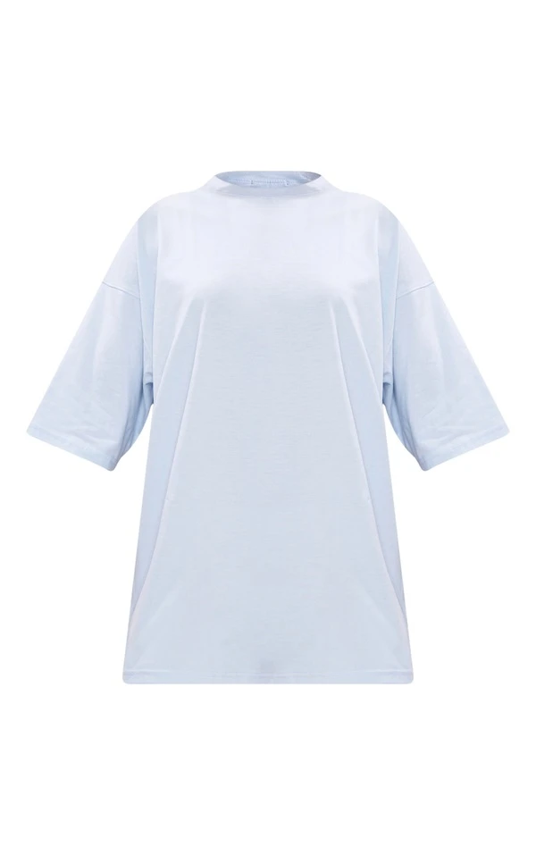 Robe T-shirt Bleu Clair à Imprimé Fruits 7 Robe T-shirt Bleu Clair à Imprimé Fruits – Image 5