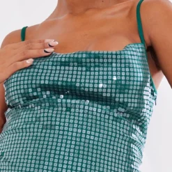 Maternité Robe De Grossesse Vert émeraude à Sequins Et Col Bénitier -Jolie Vêtue Soldes Magasin 092f8cba4e98db45517656228bc62ec2ee9c88ea cnb2411 4