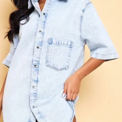 Tall Robe Chemise En Jean Oversize Délavé Vintage -Jolie Vêtue Soldes Magasin 0960f9be228be97cf2504ec45fd7b3bd05ef1f89 cnd9796 4