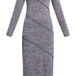 Logic Robe Mi-longue En Jersey Brossé Anthracite à Détail Liserés -Jolie Vêtue Soldes Magasin 0a45614ef60be15327624991e78b4691804581c9 cnb9622 5
