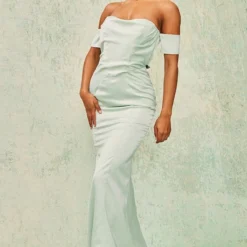 Robe-corset Longue Vert Sauge à Dos Nu Découpé Et Col Bardo 9 Robe-corset Longue Vert Sauge à Dos Nu Découpé Et Col Bardo -Jolie Vêtue Soldes Magasin 0b42d8bed10fad444b3cdaab46a6a6e83406b1ff cne2935 3