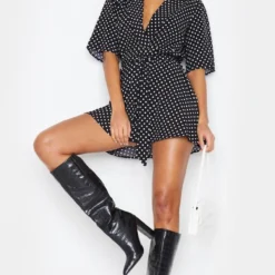 Robe Rétro Noire à Pois -Jolie Vêtue Soldes Magasin 0b58f167dbb335e94d905dd34bc57ee825f8ea0d imt1425 3