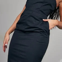 Robe Bustier Longue Style Cargo Noire -Jolie Vêtue Soldes Magasin 0b6189b2824f838811f0ab41303314a076e193a7 cnc8313 4