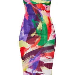 Tall Robe Mi-longue Multicolore Plissée à Bretelles -Jolie Vêtue Soldes Magasin 0d1bc69a1a27cfc8daa4dfbd02331e181ef0c4d5 cmw5843 6