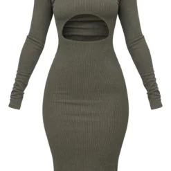 Logic Petite Robe Côtelée Découpée Kaki à Manches Longues -Jolie Vêtue Soldes Magasin 0d5a3abadfc53f4d2c0e788f09cd3fddf21fb012 cnd2238 5