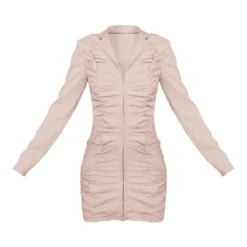 Robe Moulante Froncée Gris Pierre à Agrafes Et Détail Revers -Jolie Vêtue Soldes Magasin 0d98025a7d4b7ec2c00ec7254b7d250241bf9547 cmy4454 6