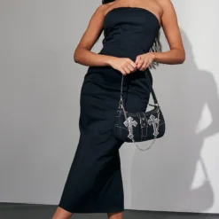 Robe Bustier Longue Style Cargo Noire -Jolie Vêtue Soldes Magasin 0e1dc0f83549855ca099286b72ff2415bc03b128 cnc8313 3