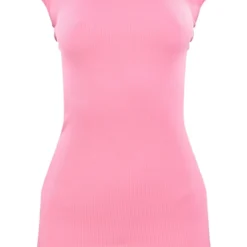 Robe Moulante Côtelée Structurée Rose à Mancherons Et Contours -Jolie Vêtue Soldes Magasin 0f3a2dbea44794bcc4492ca57d641e8f4a3b6344 cnd4013 5