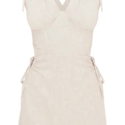 Robe Moulante Effet Lin Froncé Gris Pierre à Découpes Et Armatures -Jolie Vêtue Soldes Magasin 10d33f5ece2e4332b7fb59a68770e9482d91e47d cmy7206 6