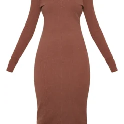 Tall Robe Mi-longue Style Polo Chocolat à Décolleté Plongeant -Jolie Vêtue Soldes Magasin 1168af0741664b8fd93a1692763586a4bb514cab cnb4387 5
