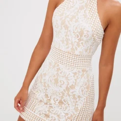 Robe Moulante Blanche Crochet Col Haut -Jolie Vêtue Soldes Magasin 11f71518578a67d987b1e872fce97994aba62387 CLT6167 5