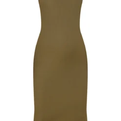 Maternité Robe De Grossesse Mi-longue Kaki Côtelée à Col Ras-du-cou -Jolie Vêtue Soldes Magasin 120ad9d348f343831bc1dec0bbe0f70f4c2b09f2 cmz9759 6