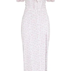 Robe-corset Longue Texturée Fleurie Rose à Manches Bouffantes -Jolie Vêtue Soldes Magasin 12fa903efea7e6f0c41db5e6392f3072eb3b9c93 cnd7535 5