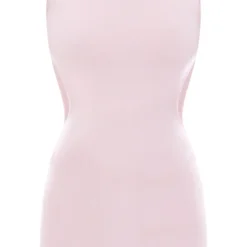 Robe En Maille Tricot Rose Tendre Découpée Sur Les Côtés -Jolie Vêtue Soldes Magasin 13f8af30700cc963d43848308cc73423c67e5c51 cnc8723 5