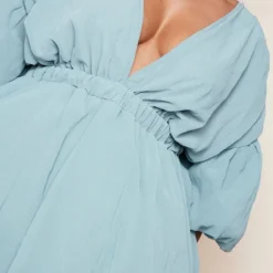 Plus Robe Droite Bleu Poudré Texturée Bouffante 10 Plus Robe Droite Bleu Poudré Texturée Bouffante -Jolie Vêtue Soldes Magasin 1529d914162bd5113a16c90904fe756a6e55f887 cne0680 4