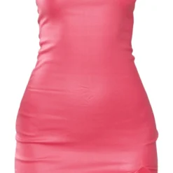 Robe Courte En Jean Enduit Rose à Ourlet Fendu -Jolie Vêtue Soldes Magasin 154ad7e82f7fd06ac9630c0383e00b8c9b8499b5 cnd4414 5