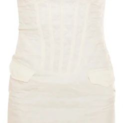 Robe Bustier Moulante Crème Matelassée à Armatures Et Détail Poches 11 Robe Bustier Moulante Crème Matelassée à Armatures Et Détail Poches -Jolie Vêtue Soldes Magasin 164b030cd42fa8919aa54a3f1676ad7979ea4042 cne3765 5