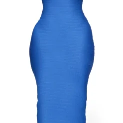 Shape Robe Bustier Mi-longue Bleu Marine Texturée -Jolie Vêtue Soldes Magasin 16f3fd5fdd57567bbee3e1e747afbf7977fedca8 cnd0579 5