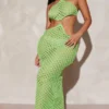 Shape Robe Longue En Maille Crochet Vert Citron Découpée à Détail Anneau -Jolie Vêtue Soldes Magasin 17cbd0ca295317d3e206a986134f1470dbe7f510 cne0505 1