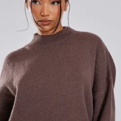 Robe Pull Vison En Maille Tricot Effet Brossé -Jolie Vêtue Soldes Magasin 17ffbbe5576e4ee3b07bcd15a25e34b94bfd0769 cnd2105 4