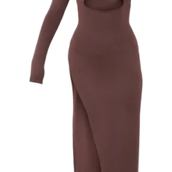 Robe Asymétrique Longue En Maille Tricot Chocolat -Jolie Vêtue Soldes Magasin 182dfc7f16503cefaf555301ff2a1dd087cee276 cmz8153 5