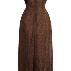 Plus Robe Longue En Mousseline De Soie Chocolat Imprimé Croco 11 Plus Robe Longue En Mousseline De Soie Chocolat Imprimé Croco -Jolie Vêtue Soldes Magasin 188665ea4f00bd519dfd52a968da05d531214b04 cmw1224 6