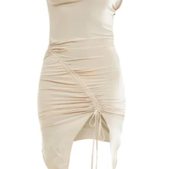 Robe Mi-longue Moulante Gris Pierre Asymétrique à Ourlet Pointu -Jolie Vêtue Soldes Magasin 1a6c5e63de9f945ae19891bb4fd2f510025c1294 cnd5842 5