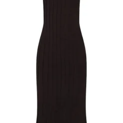 Robe Mi-longue Effet Lin Noire Plissée Fendue Sur Le Côté -Jolie Vêtue Soldes Magasin 1a8006eda38ff52792189ce8e392c5d40cacdf8b cnd6442 5