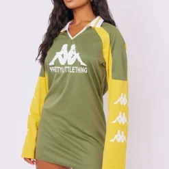 Robe T-shirt Style Universitaire Kaki -Jolie Vêtue Soldes Magasin 1cbc70764b18edaa2c94ae29f414d5c03a37fec2 cnd8270 3