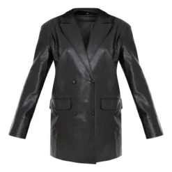 Robe Blazer Oversize En Similicuir Noir -Jolie Vêtue Soldes Magasin 1fb9679270425e06f50319308199f65da1239944 cna3016 5