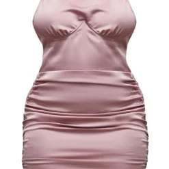 Shape Robe Moulante Satinée Froncée Rose à Armatures Et Dos Nu -Jolie Vêtue Soldes Magasin 1ff3c77c1ab56ce54d0c0e48438bc89084bb2cbe cnc8650 5