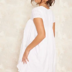 Robe Babydoll En Broderie Anglaise Blanche -Jolie Vêtue Soldes Magasin 235e2816017f809217d4b38b0f8474f9a4d5374d cnd1706 2