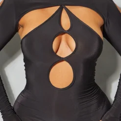 Shape Robe Très Moulante Noire à Découpes Et Superpositions -Jolie Vêtue Soldes Magasin 23b27a08e0d1c9b0351166cb0163bc803a0505b4 cmv2853 5