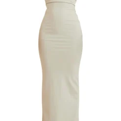 Robe Longue Vert Sauge à Bretelle Asymétrique -Jolie Vêtue Soldes Magasin 25e4e2395cf593fad08c3db3743903ebb58ed447 cmz3527 6