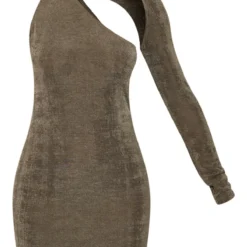 Petite Robe Asymétrique Très Moulante Kaki En Acétate Découpé -Jolie Vêtue Soldes Magasin 2740b1e3291fccc537f7e778d343cd8569251ee5 cnb9927 5