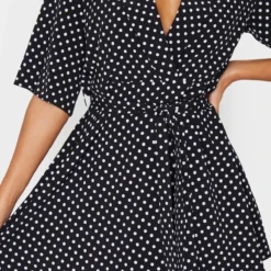Robe Rétro Noire à Pois -Jolie Vêtue Soldes Magasin 2747e63b7b9f6c7726841d6652bda8ac956a8723 imt1425 4